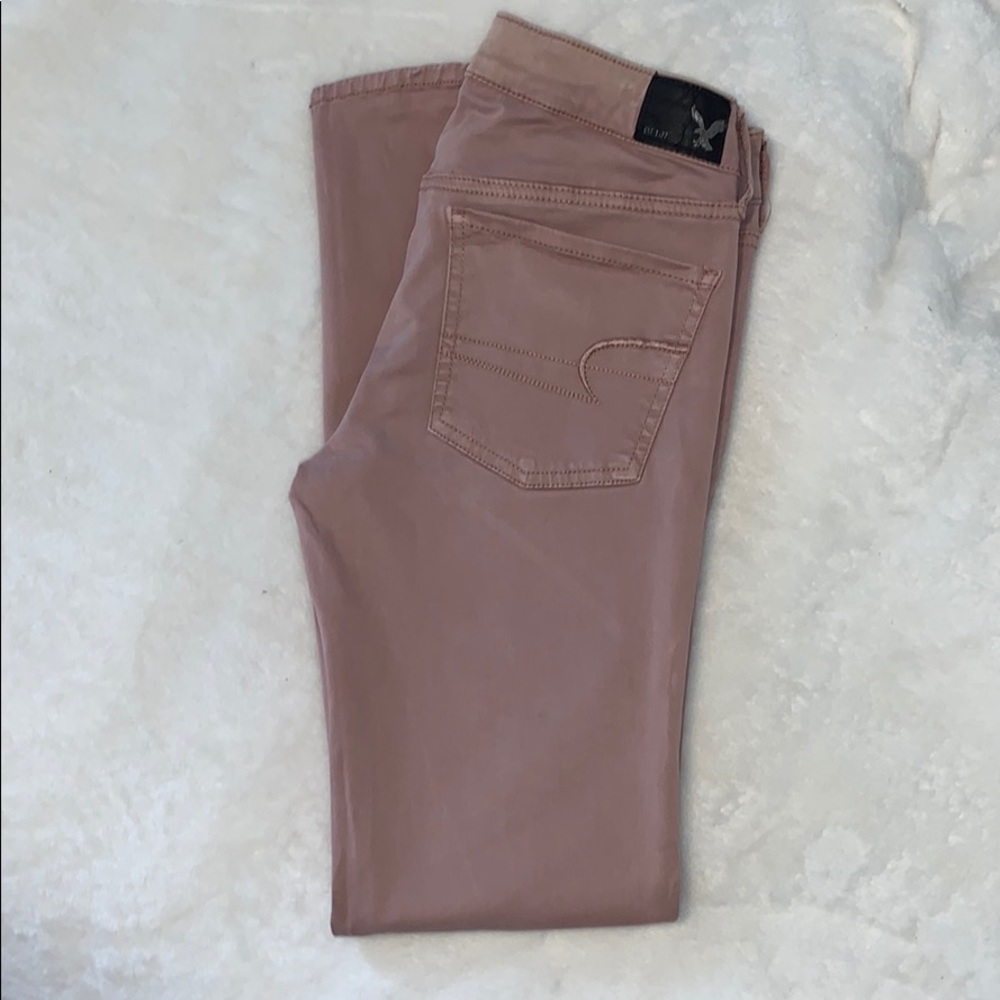 American Eagle Pink Jeggings